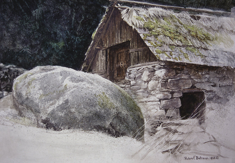 Barn Barn & Big Rock