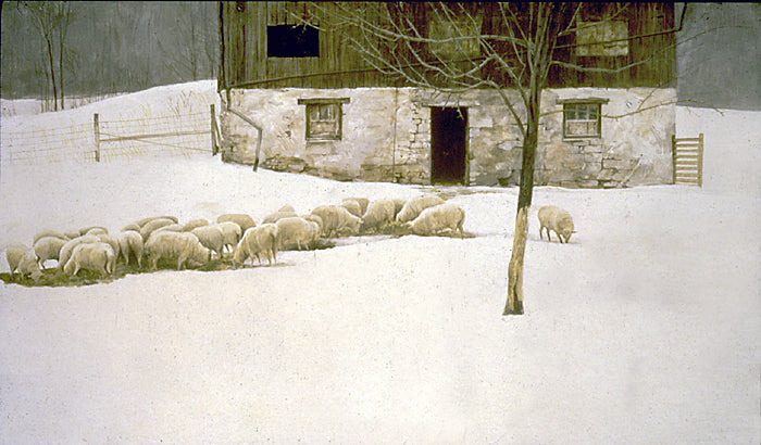Winter Barn
